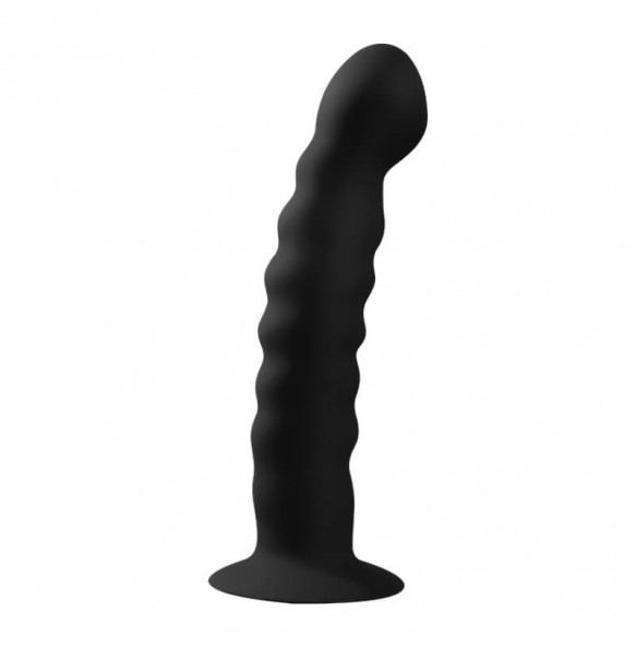 MizzZee - Beaded Realistic Dildo (Black)